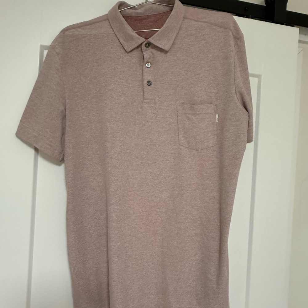Vuori Men's Polo Shirt - heather red